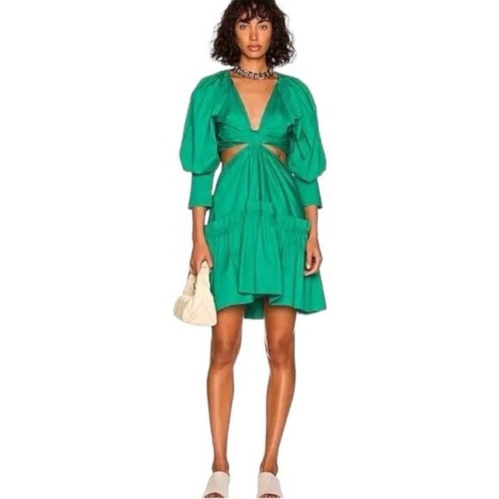 Jason Wu Green Cut Out Dress
